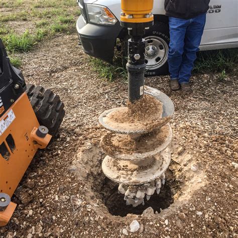 md12pd skid steer auger rocky ground|auger for rocky ground.